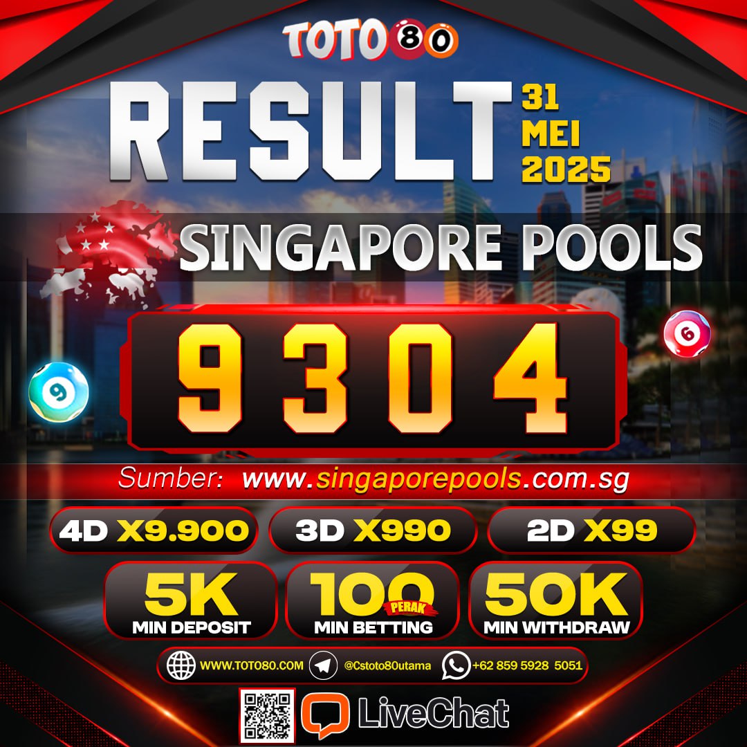 TOTO80 - RESULT PASARAN TOTO 4D ONLINE TERUPDATE & FAIR PLAY